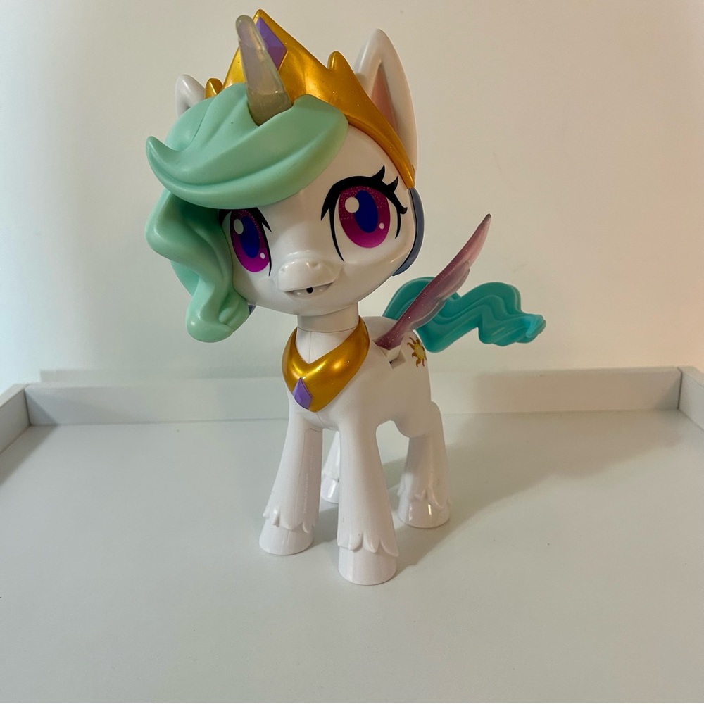 My Little Pony Princess Celestia Magical Kiss Interactive Figure Doll